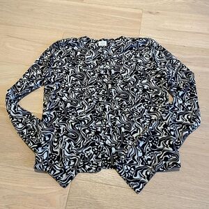 Aritzia ~ Wilfred Mesh Button-Up